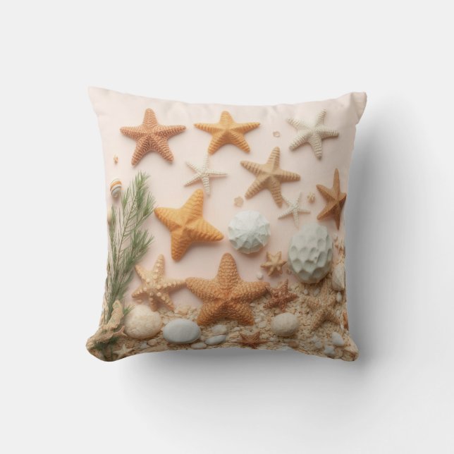 Cojín decorativo Coastal Bliss Starfish (Anverso)