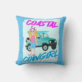 Cojín Decorativo Coastal Cowgirl Trend Funny Design Art