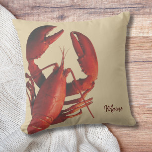 Cojín decorativo Coastal Lobster Beach House