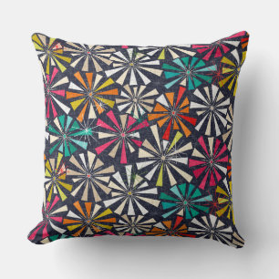 Cojín Decorativo cobalto de fuegos artificiales
