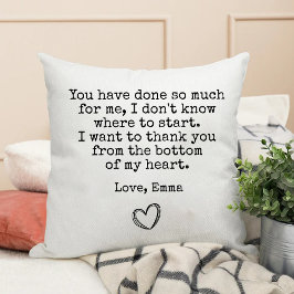 Cojín Decorativo Cobarde Gracias Masaje por Cumpleaños