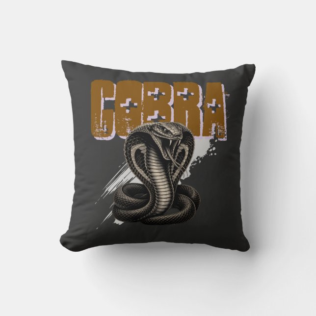 Cojín Decorativo Cobra (Anverso)