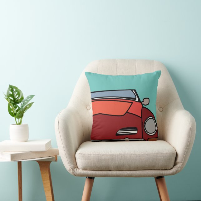 Cojín Decorativo Coche Antiguo Retro (Silla)