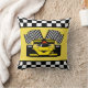 Cojín Decorativo Coche de carreras amarillo: Bandera del inspector (Blanket)