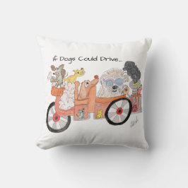 Cojín Decorativo Coche Ideal para Perros