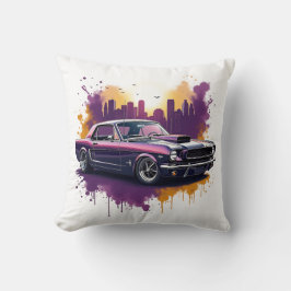 Cojín Decorativo Coche muscular Mustang clásico