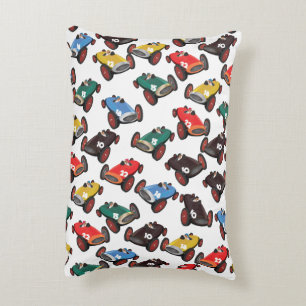 Cojín Decorativo Coches de Carreras de época
