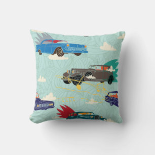 Cojín Decorativo Coches de época: Patrón de nubes del cielo