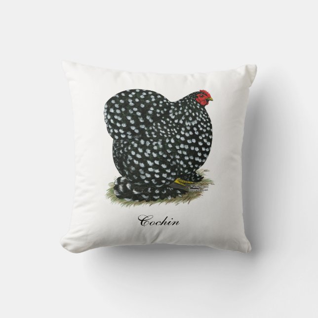 Cojín Decorativo Cochin Mottled Hen (Anverso)
