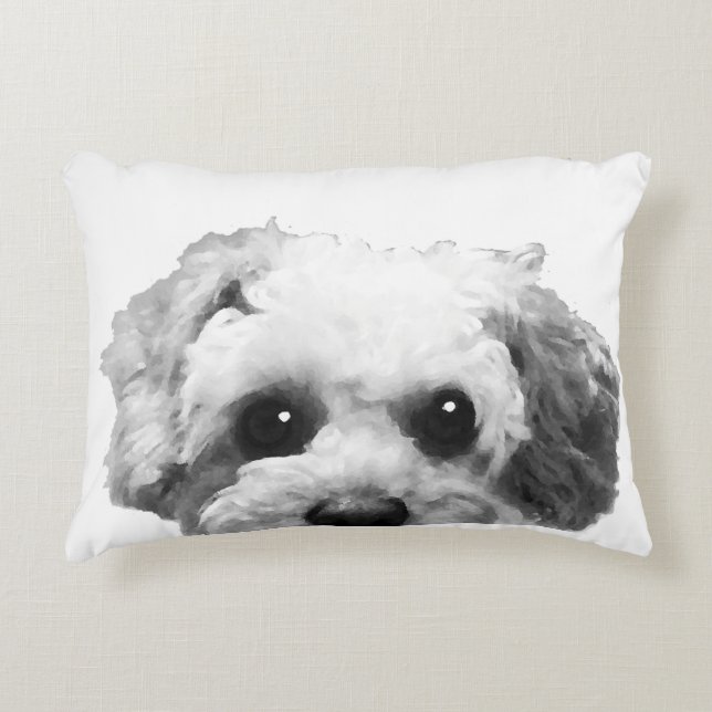 COJÍN DECORATIVO COCK-A-POO LINDO (Anverso)