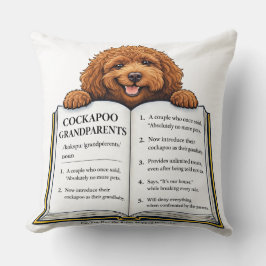 Cojín Decorativo Cockapoo Grandparents Gift | Funny Dog