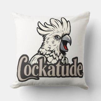 Cojín decorativo Cockatoo Attitude "Cockatude"