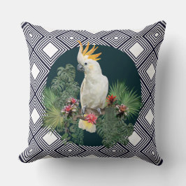 Cojín Decorativo Cockatoo en el paraíso