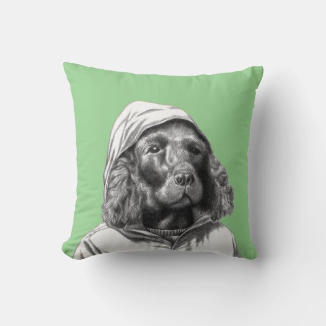 Cojín Decorativo Cocker Spaniel in Rain Coat (Moegi) (Anverso)