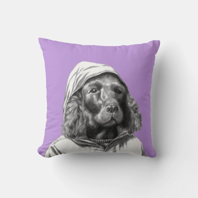 Cojín Decorativo Cocker Spaniel in Rain Coat (Sumire) (Anverso)