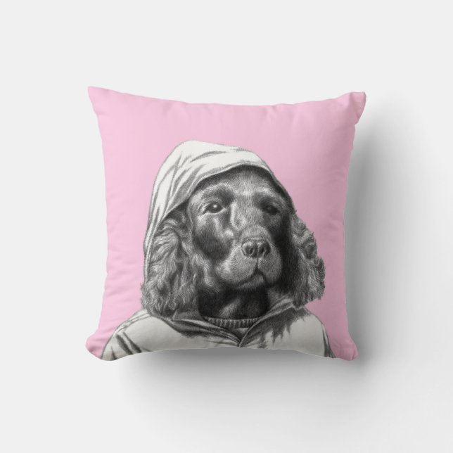 Cojín Decorativo Cocker Spaniel in Rain Coat (Ume) (Anverso)