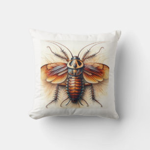 Cojín Decorativo Cockroach Blattodea 060924IREF248 - Watercolor