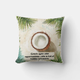 Cojín Decorativo Coco divertido y motivador de impresión