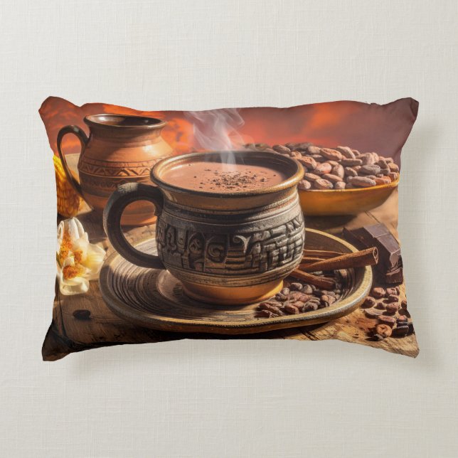 COJÍN DECORATIVO COCOA - HOT CHOCOLATE (Anverso)