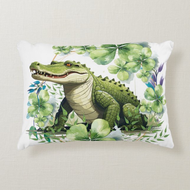 Cojín Decorativo cocodrilo (Anverso)