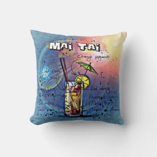 Cojín Decorativo Cóctel Mai Tai (#4 de 12 conjuntos de recetas para