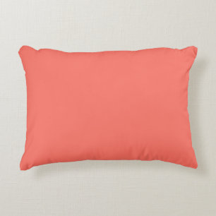 Cojín Decorativo Código hexadecimal de coral FF6F61