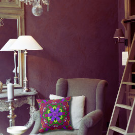 Cojín Decorativo Cœurs kaléidoscope - Hearts painting kaleidoscope 