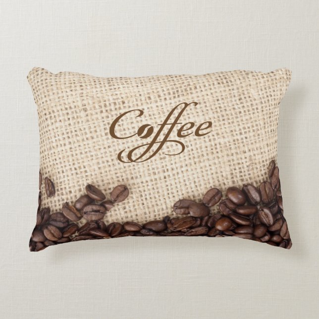 COJÍN DECORATIVO COFFE BEANS PILLOW (Anverso)