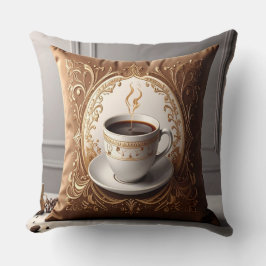 Cojín Decorativo Coffee Lover's Haven Throw Pillow - Luxurious Pill