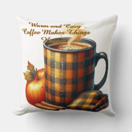 Cojín Decorativo Coffee Makes Things Happen