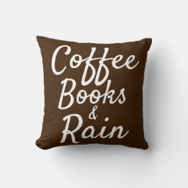 Cojín Decorativo Coffs Books & Rain Trendy Cote Reversible