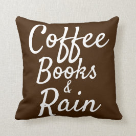Cojín Decorativo Coffs Books & Rain Trendy Cote Reversible