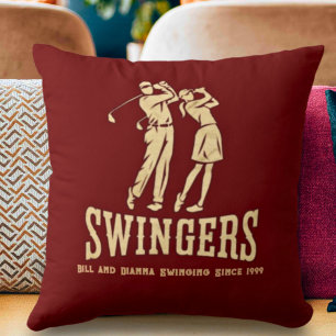 Cojín Decorativo Coincidencia de regalo de golf Personalizado de la