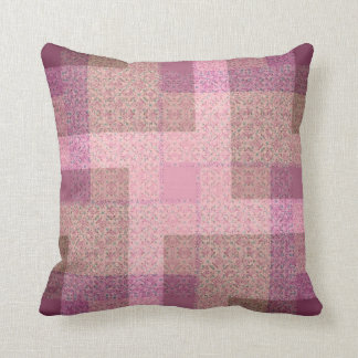 Cojín Decorativo Cojín/almohada del patrón de trazo rosado del país
