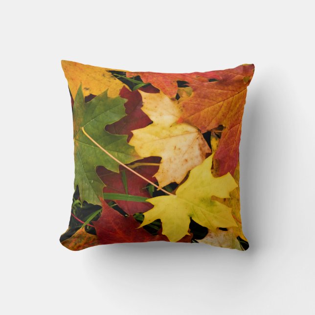 Cojín Decorativo "Cojín decorativo impresionante del otoño " (Anverso)