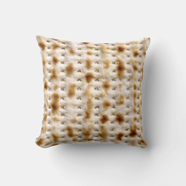 Cojín Decorativo ¡Cojines decorativos del Matzo del Passover! (Anverso)