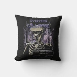 Cojín Decorativo Colapso del sistema - Calzado tecno-distópico