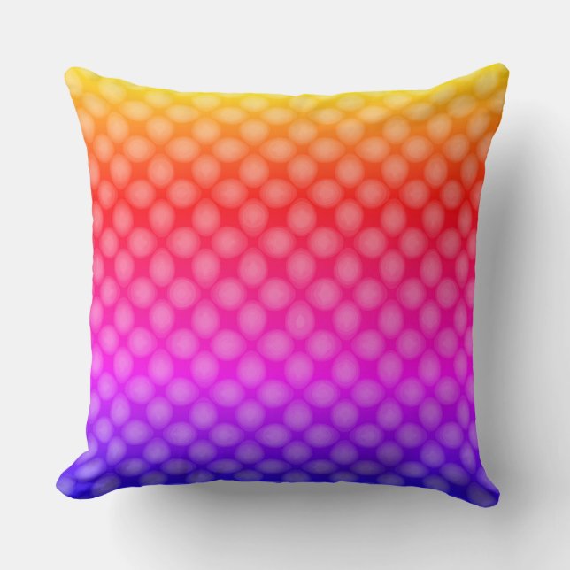 Cojín Decorativo Colas de arco iris (Anverso)