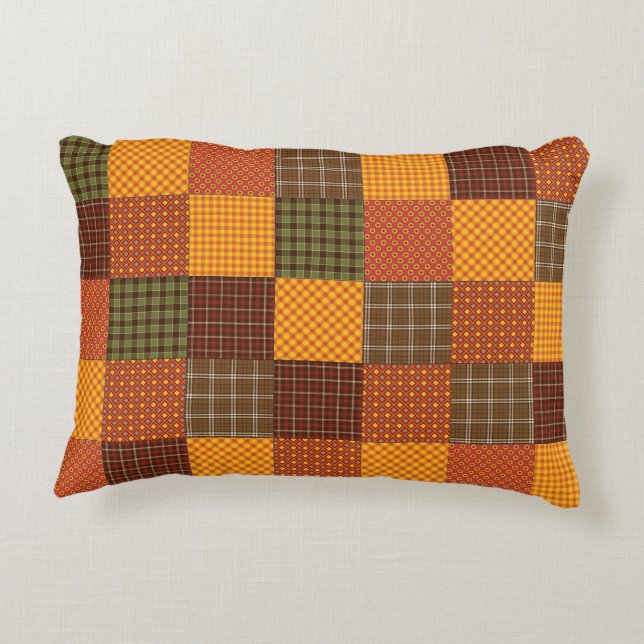 Cojín Decorativo Colcha de comodidad de otoño (Reverso)