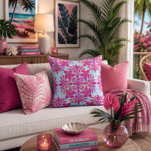 Cojín Decorativo colcha de estampado hawaiano tortuga honu batik