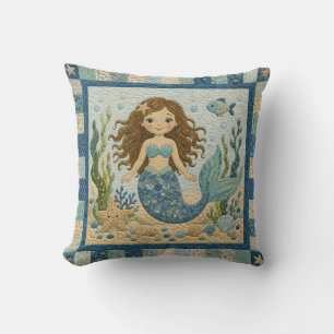 Cojín Decorativo Colcha de Sirena Bonita