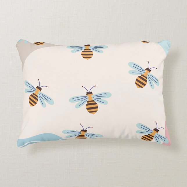 Cojín Decorativo colchón de abeja (Anverso)