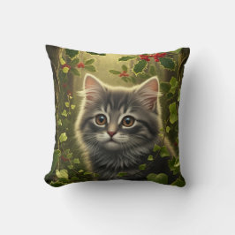 Cojín Decorativo Colchón de Navidades de gato