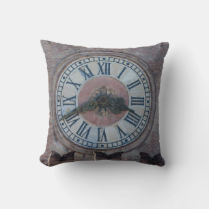 Cojín Decorativo Colchón de visión de cierre del reloj antiguo