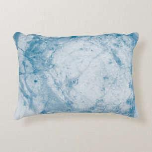 Cojín Decorativo Colchón floral azul y blanco