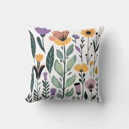 Cojín Decorativo Colección С de flores vectoriales