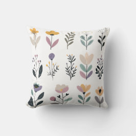 Cojín Decorativo Colección С de flores vectoriales