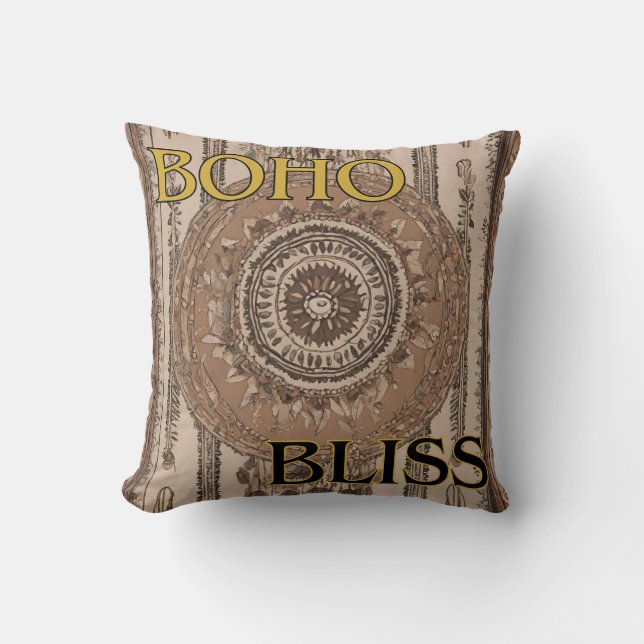 Cojín Decorativo Colección Boho Bliss (Anverso)