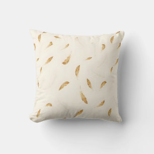 Cojín Decorativo Colección Boho Moderna de Lujo Plumas