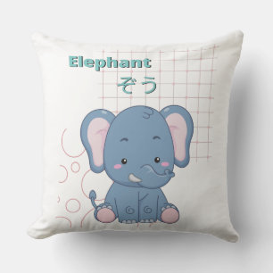 Cojín Decorativo Colección Cute Elephant-Kawaii